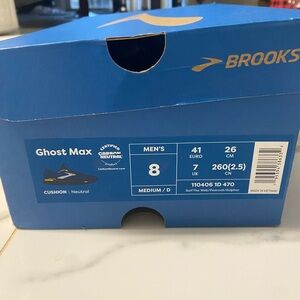 Brooks Ghost Max Men's Athletic Shoes - Surf the Web Blue